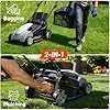 Litheli Electric Lawn Mower Cordless,Grass Cutter Machine for 3200 Sq. Ft.Lawnmower with Brushless Motor - Image 3