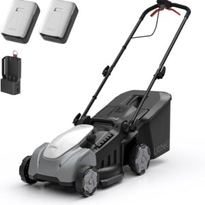 Litheli Electric Lawn Mower Cordless,Grass Cutter Machine for 3200 Sq. Ft.Lawnmower with Brushless Motor