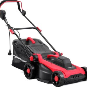 PowerSmart Corded Electric Lawn Mower 14-Inch 12.5AMP with Adjustable Handle Height