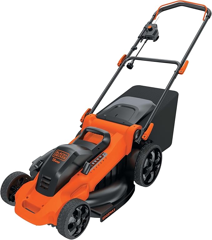 BLACK+DECKER 20-Inch Corded Electric Lawn Mower, Ultra Light Push Mower